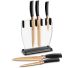Bloc acrylique transparent + 5 couteaux CTX Sabatier International 