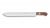 Machette manche corail 35 cm