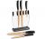 Bloc acrylique transparent + 5 couteaux CTX Sabatier International 